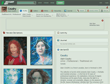Tablet Screenshot of coudry.deviantart.com