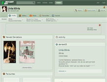 Tablet Screenshot of livia-xilvia.deviantart.com