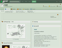 Tablet Screenshot of inuki.deviantart.com