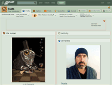 Tablet Screenshot of kusta.deviantart.com