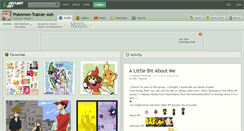 Desktop Screenshot of pokemon-trainer-ash.deviantart.com