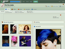 Tablet Screenshot of fire-fox-skate.deviantart.com