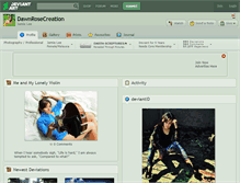 Tablet Screenshot of dawnrosecreation.deviantart.com