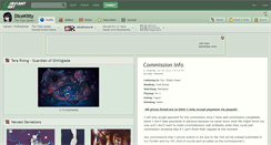 Desktop Screenshot of dicekitty.deviantart.com