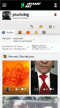 Mobile Screenshot of pluckdog.deviantart.com