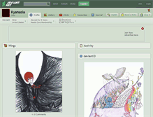 Tablet Screenshot of kyanasia.deviantart.com