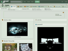 Tablet Screenshot of clyzm.deviantart.com