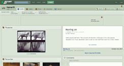 Desktop Screenshot of hamarill.deviantart.com