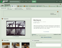 Tablet Screenshot of hamarill.deviantart.com