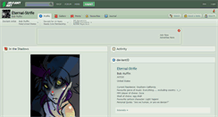 Desktop Screenshot of eternal-strife.deviantart.com