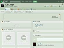 Tablet Screenshot of fluffypuff907.deviantart.com