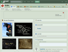 Tablet Screenshot of kruko.deviantart.com