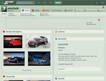 Tablet Screenshot of emagielik.deviantart.com
