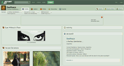 Desktop Screenshot of deepeace.deviantart.com