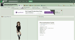 Desktop Screenshot of galenmareksaprentice.deviantart.com