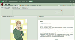 Desktop Screenshot of cobycane.deviantart.com