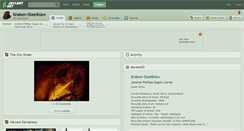 Desktop Screenshot of kraken-steelklaw.deviantart.com