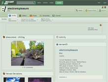 Tablet Screenshot of electronicpleasure.deviantart.com