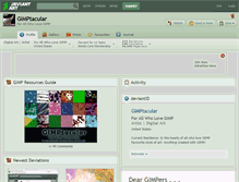 Tablet Screenshot of gimptacular.deviantart.com