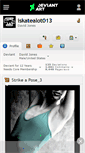 Mobile Screenshot of iskatealot013.deviantart.com