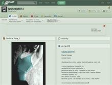 Tablet Screenshot of iskatealot013.deviantart.com