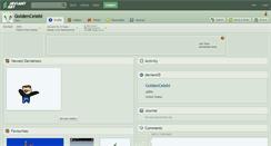 Desktop Screenshot of goldencelebi.deviantart.com