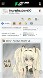 Mobile Screenshot of inuyashaxlove00.deviantart.com