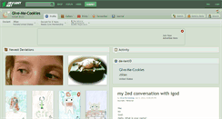 Desktop Screenshot of give-me-cookies.deviantart.com