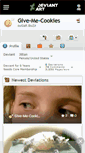 Mobile Screenshot of give-me-cookies.deviantart.com