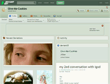 Tablet Screenshot of give-me-cookies.deviantart.com