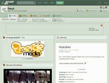 Tablet Screenshot of fraxyl.deviantart.com