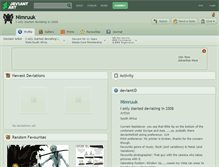 Tablet Screenshot of nimruuk.deviantart.com