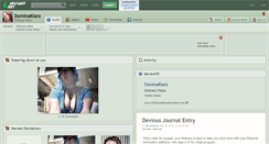 Desktop Screenshot of dominakiara.deviantart.com