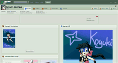 Desktop Screenshot of koyuki--azumaya.deviantart.com
