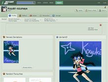 Tablet Screenshot of koyuki--azumaya.deviantart.com