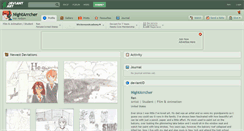 Desktop Screenshot of nightarrcher.deviantart.com