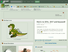 Tablet Screenshot of bytail.deviantart.com