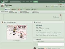 Tablet Screenshot of hastymage.deviantart.com
