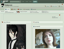 Tablet Screenshot of poldeylove.deviantart.com