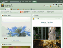 Tablet Screenshot of jenepooh.deviantart.com