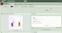 Desktop Screenshot of parnash121.deviantart.com