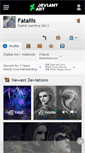 Mobile Screenshot of fataliis.deviantart.com