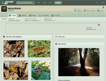 Tablet Screenshot of katsuninken.deviantart.com