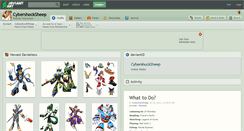 Desktop Screenshot of cybershocksheep.deviantart.com