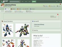 Tablet Screenshot of cybershocksheep.deviantart.com