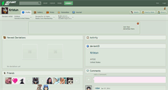 Desktop Screenshot of kristun.deviantart.com