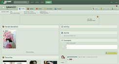 Desktop Screenshot of kokoro221.deviantart.com