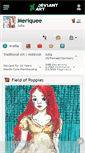 Mobile Screenshot of meriquee.deviantart.com