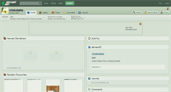 Desktop Screenshot of chokolatte.deviantart.com