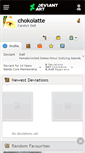 Mobile Screenshot of chokolatte.deviantart.com